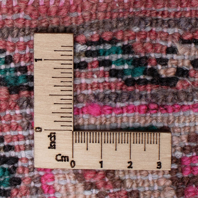 Biegacz Perski dywan - Nomadyczny - 398 x 83 cm - ciemna czerwień