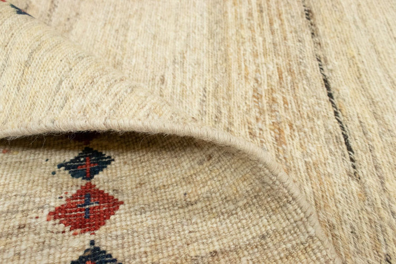 Dywan Gabbeh - perski - 192 x 148 cm - beżowy