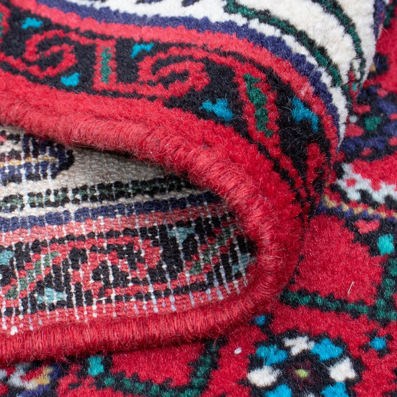 Biegacz Perski dywan - Nomadyczny - 397 x 84 cm - ciemna czerwień