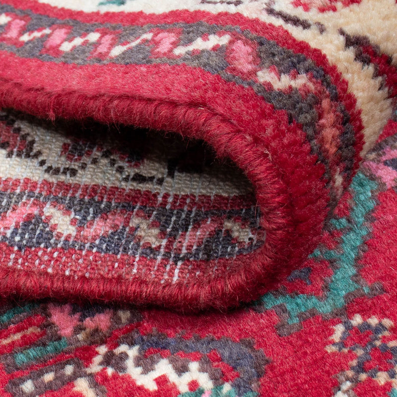 Biegacz Perski dywan - Nomadyczny - 410 x 85 cm - ciemna czerwień