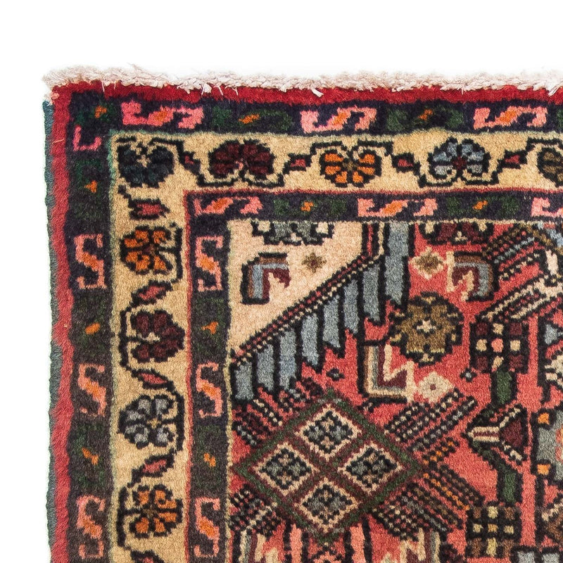 Perski dywan - Nomadyczny - 84 x 64 cm - jasna czerwień