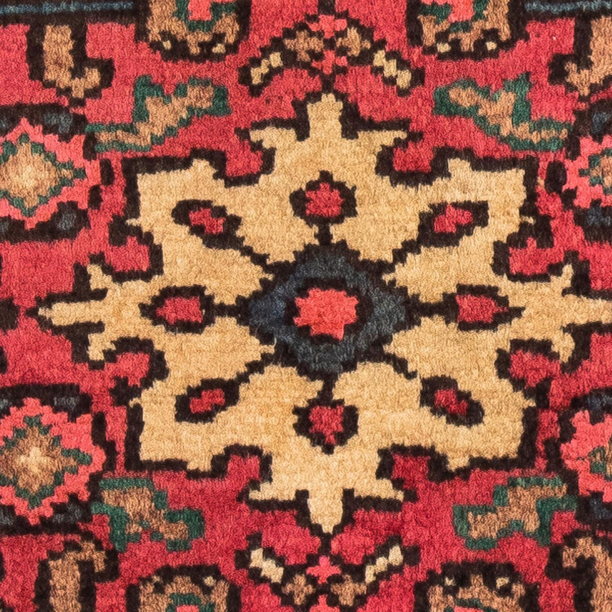 Perski dywan - Nomadyczny - 91 x 70 cm - ciemna czerwień