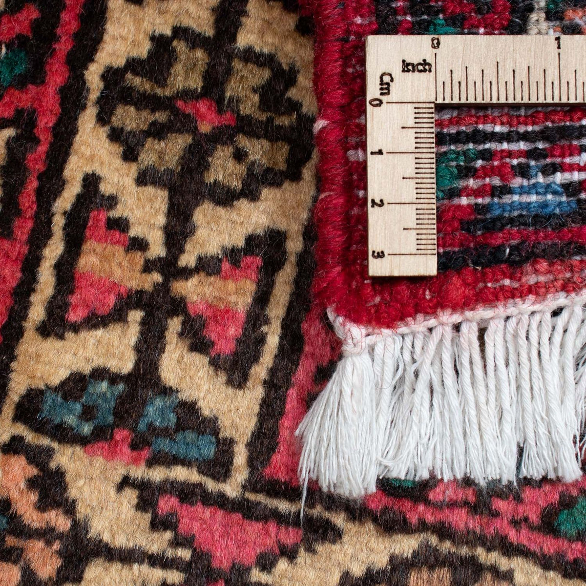 Perski dywan - Nomadyczny - 91 x 70 cm - ciemna czerwień