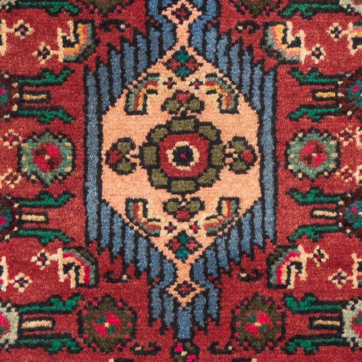 Perski dywan - Nomadyczny - 92 x 61 cm - ciemna czerwień