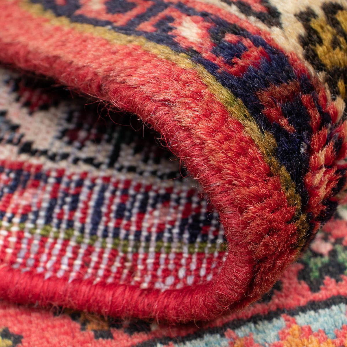 Perski dywan - Nomadyczny - 89 x 61 cm - ciemna czerwień