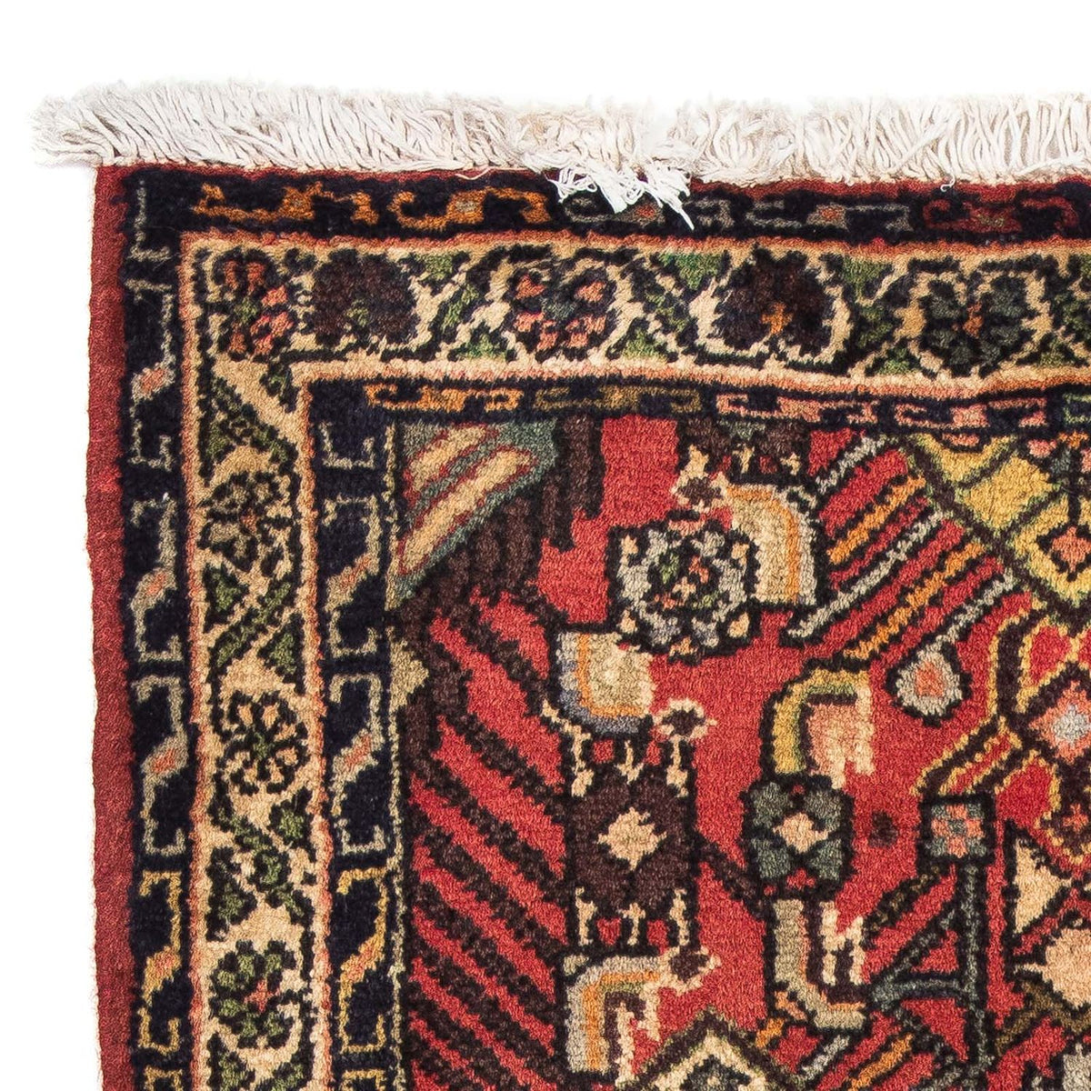 Perski dywan - Nomadyczny - 93 x 63 cm - ciemna czerwień