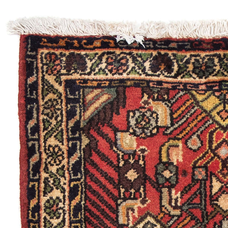 Perski dywan - Nomadyczny - 93 x 63 cm - ciemna czerwień