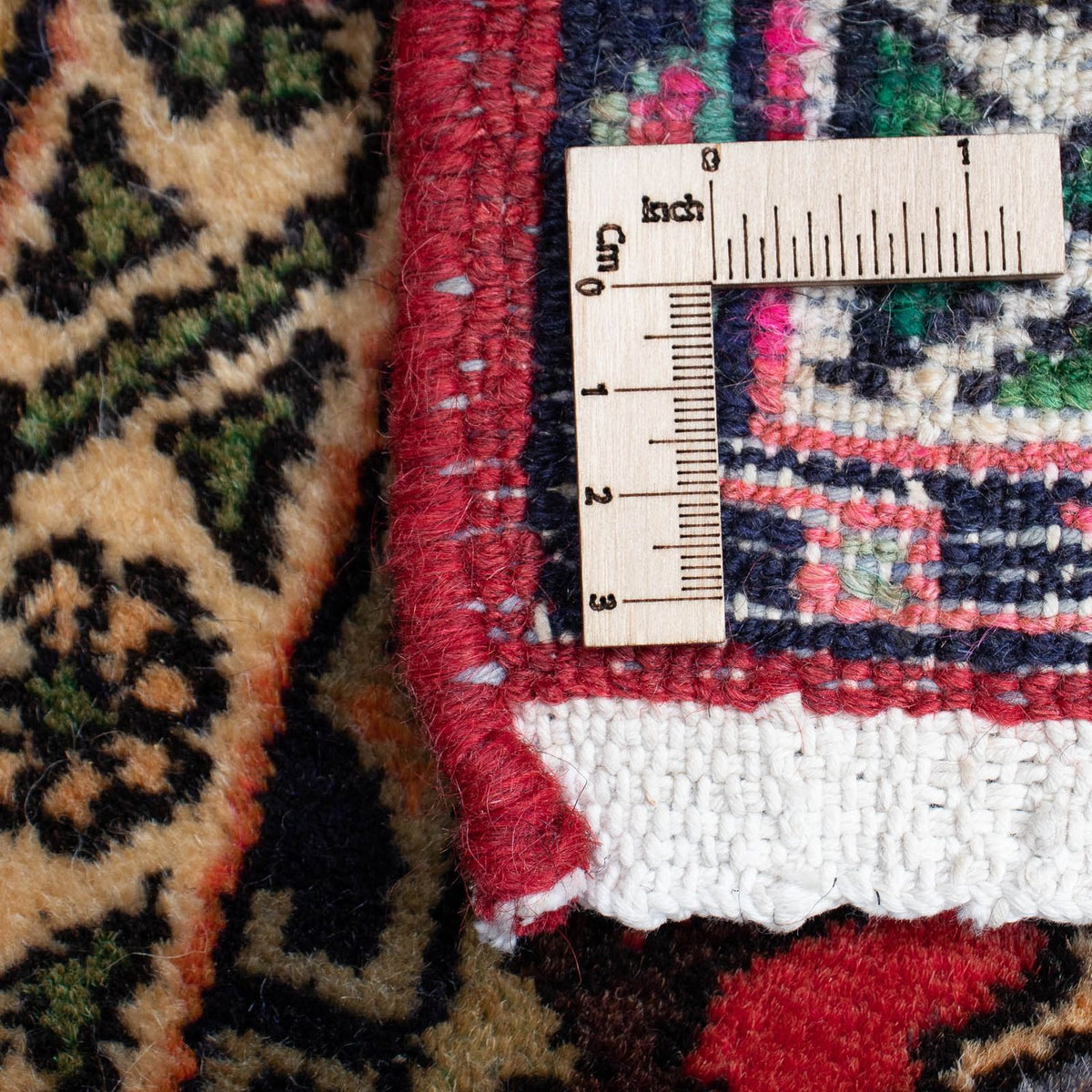 Perski dywan - Nomadyczny - 93 x 63 cm - ciemna czerwień