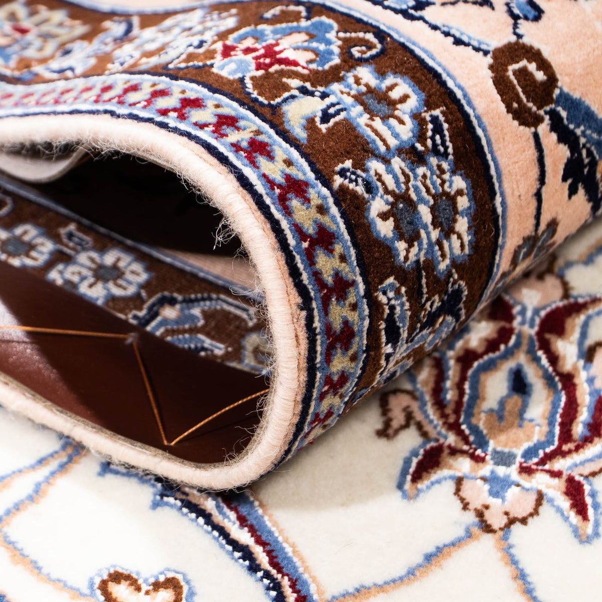 Dywan perski - Nain - Premium - 262 x 170 cm - beżowy