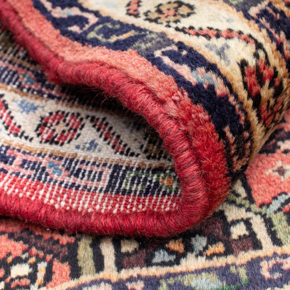 Perski dywan - Nomadyczny - 90 x 61 cm - jasna czerwień