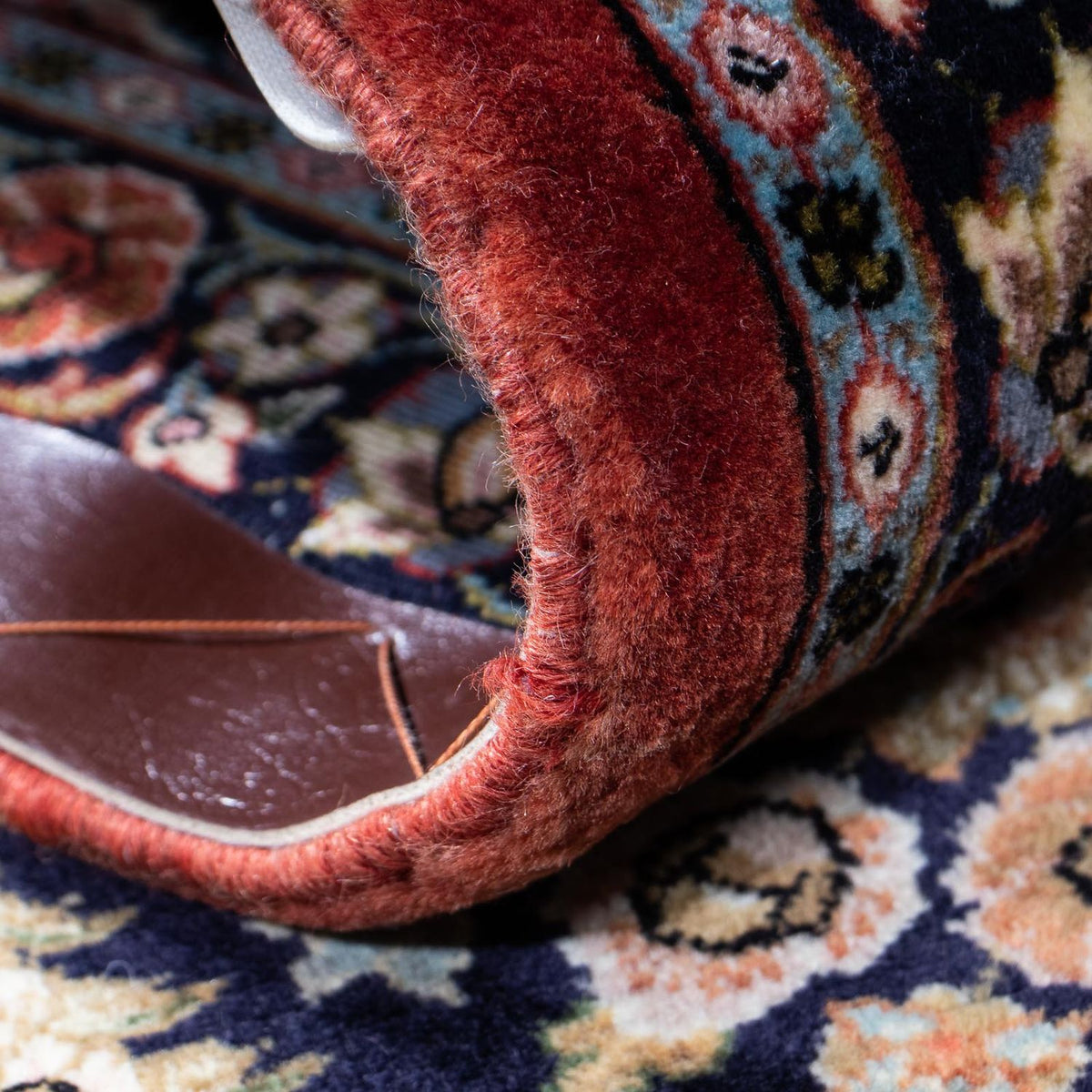 Biegacz Dywan perski - Ghom - 192 x 67 cm - rdza