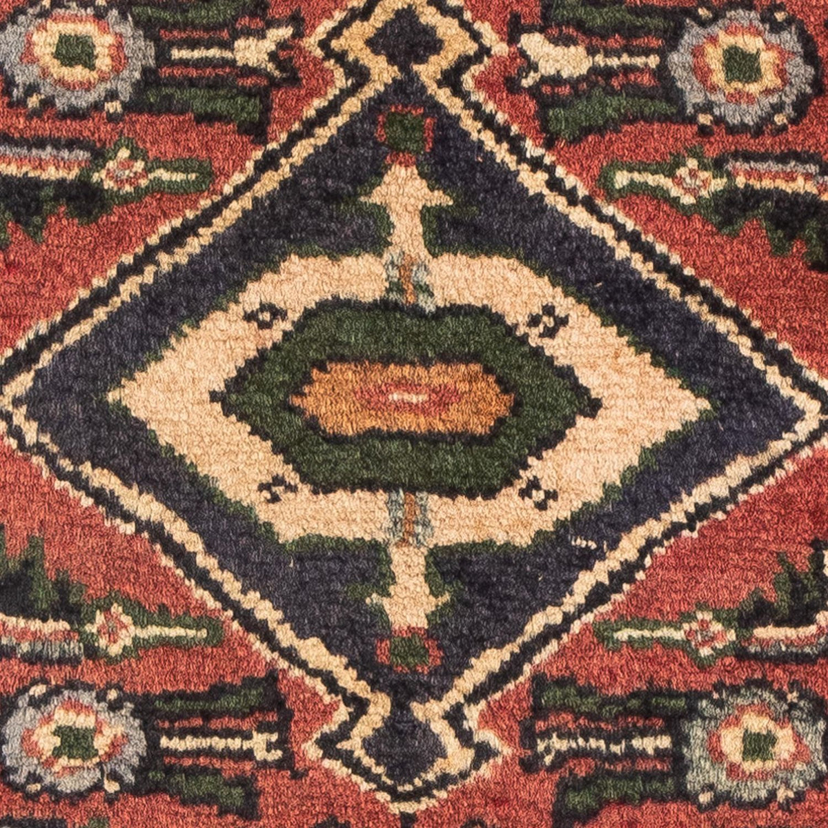 Perski dywan - Nomadyczny - 88 x 64 cm - ciemna czerwień