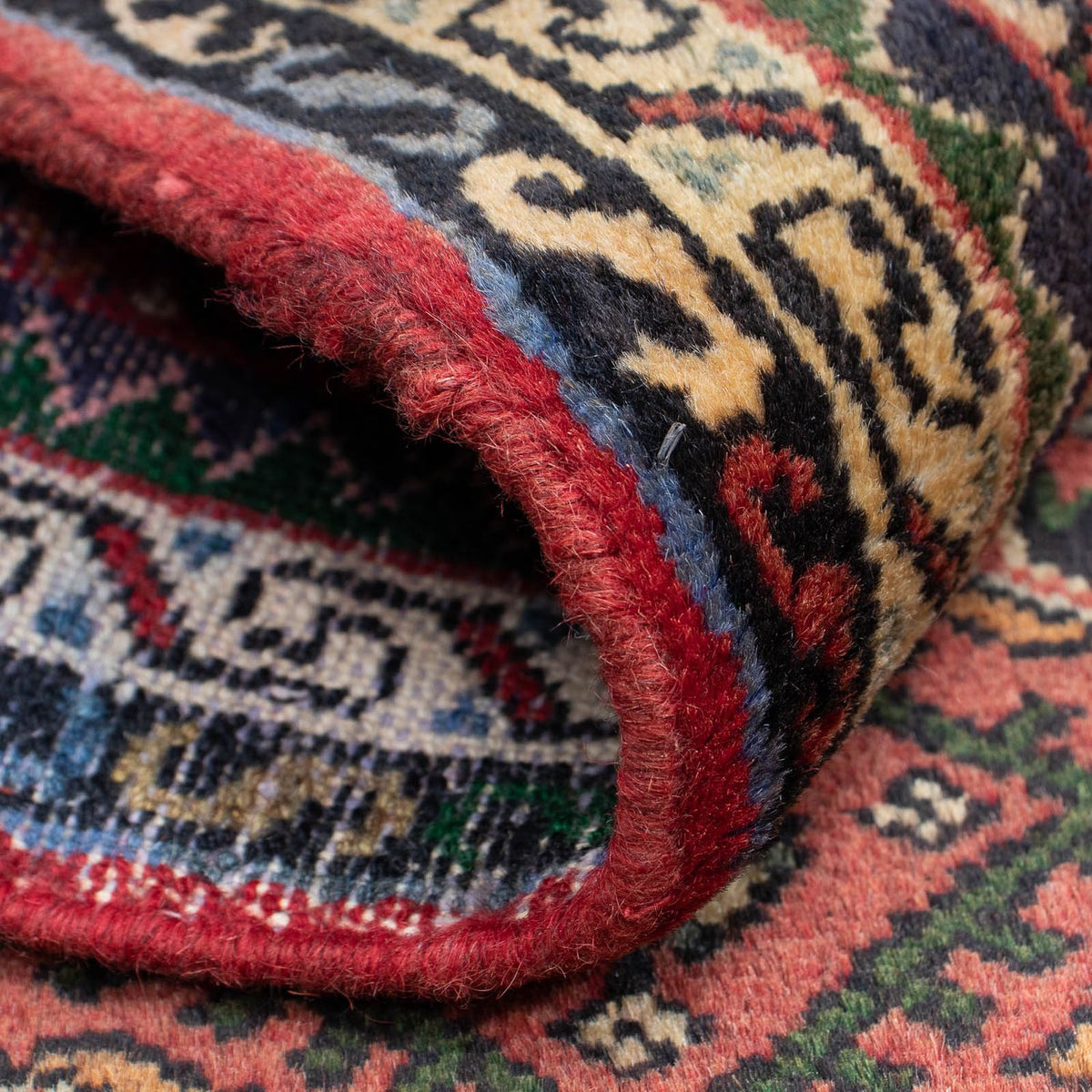 Perski dywan - Nomadyczny - 88 x 64 cm - ciemna czerwień