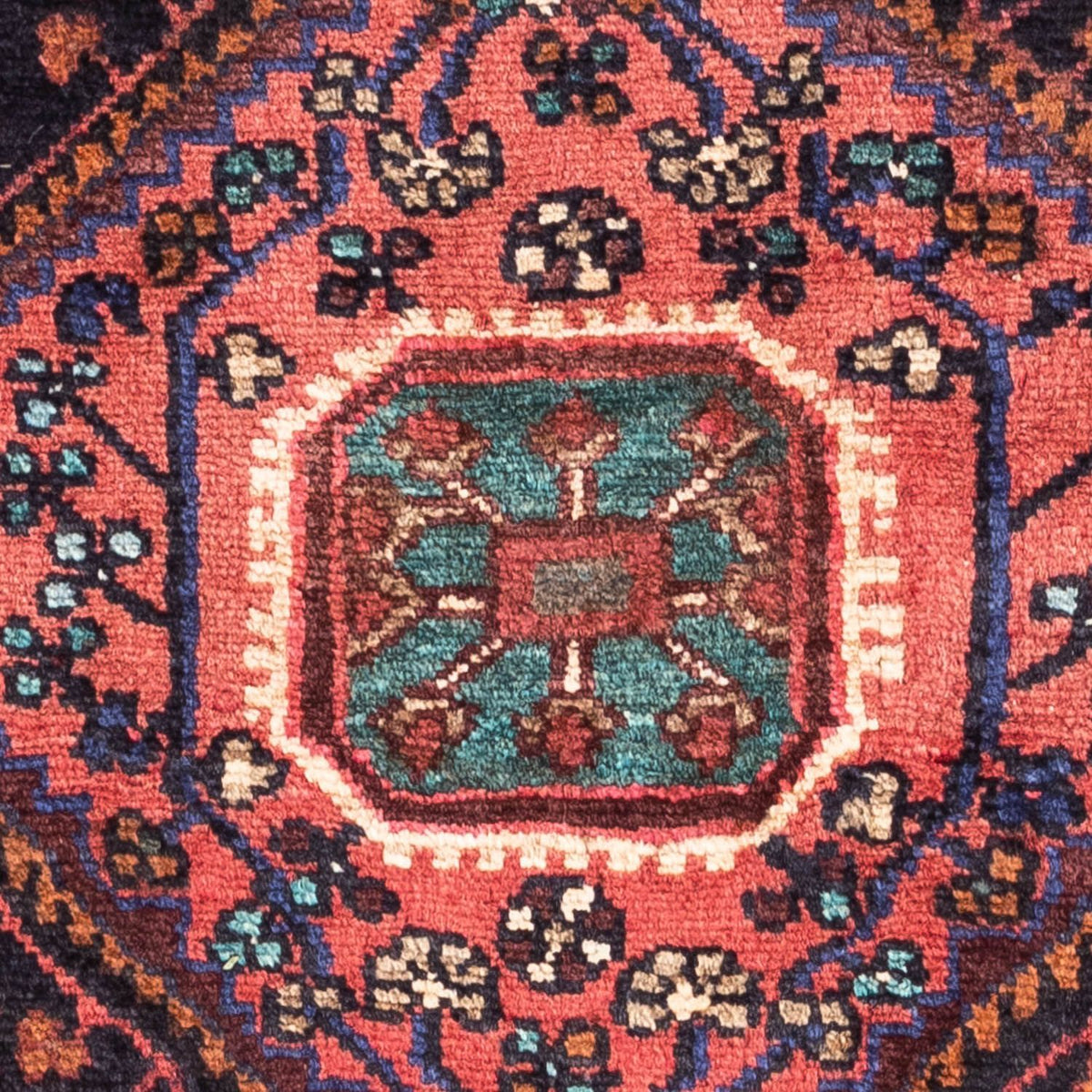 Perski dywan - Nomadyczny - 142 x 89 cm - ciemnoniebieski