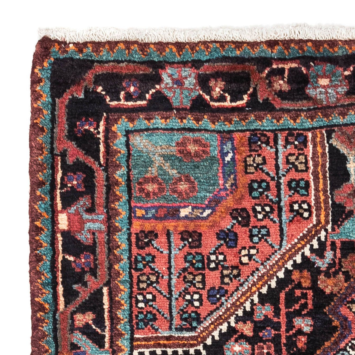 Perski dywan - Nomadyczny - 142 x 89 cm - ciemnoniebieski