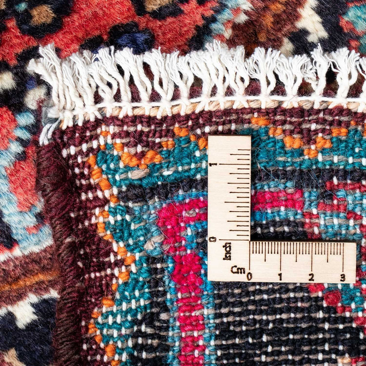 Perski dywan - Nomadyczny - 142 x 89 cm - ciemnoniebieski