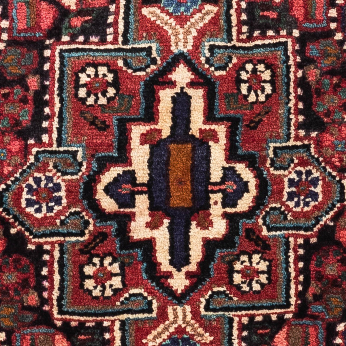 Perski dywan - Nomadyczny - 135 x 76 cm - ciemnoniebieski