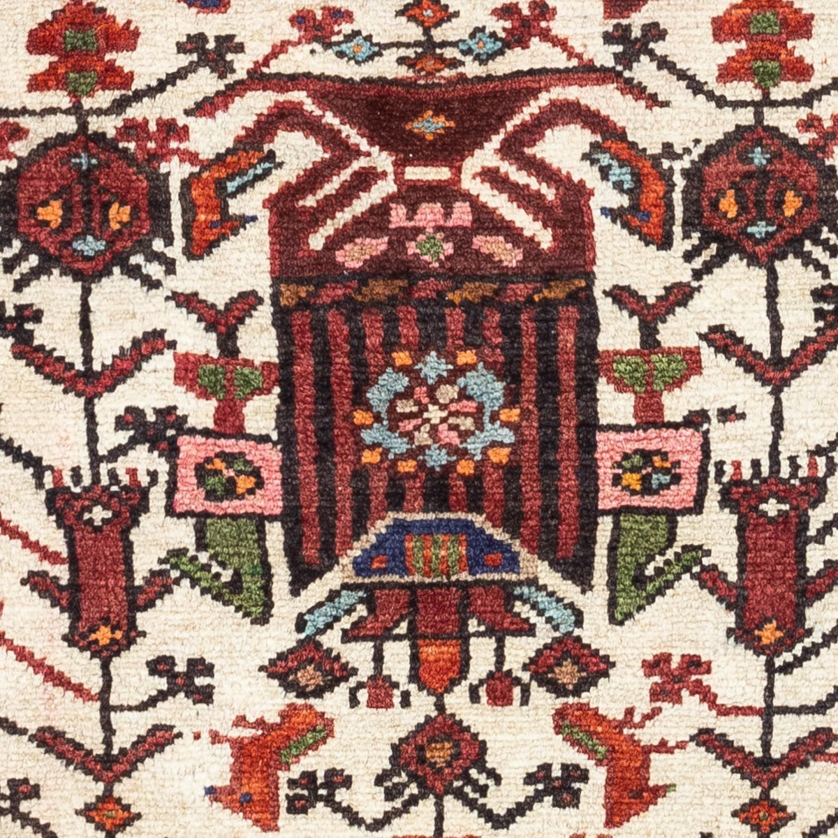 Perski dywan - Nomadyczny - 137 x 90 cm - beżowy