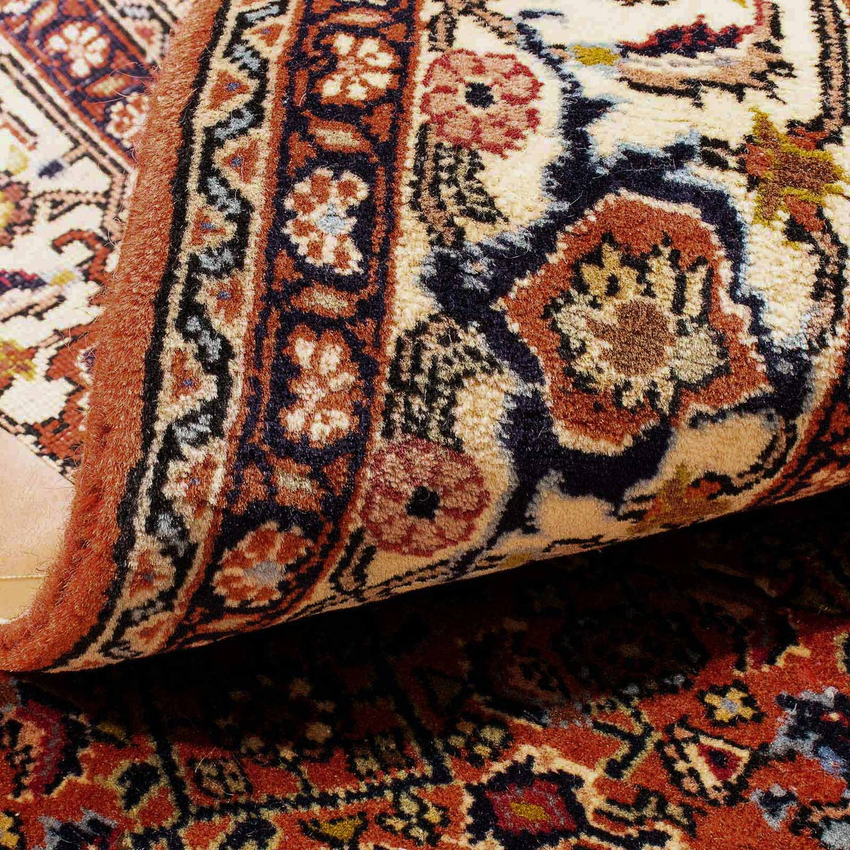 Dywan perski - Bijar - 162 x 106 cm - różowy