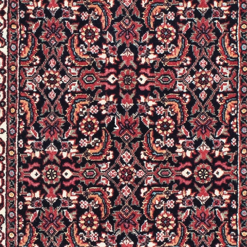 Biegacz Dywan perski - Bijar - 225 x 61 cm - ciemnoniebieski