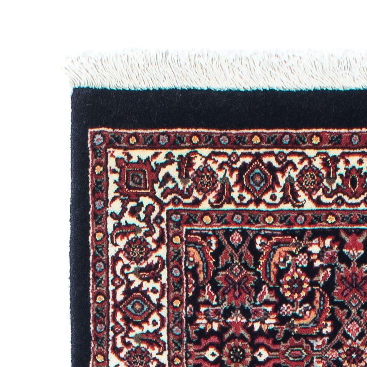 Biegacz Dywan perski - Bijar - 225 x 61 cm - ciemnoniebieski