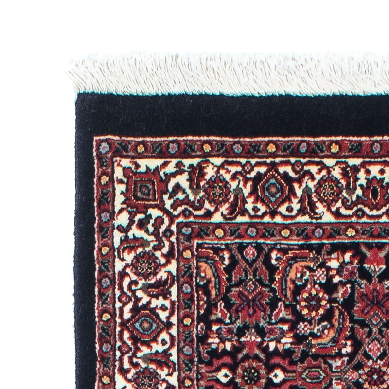 Biegacz Dywan perski - Bijar - 225 x 61 cm - ciemnoniebieski