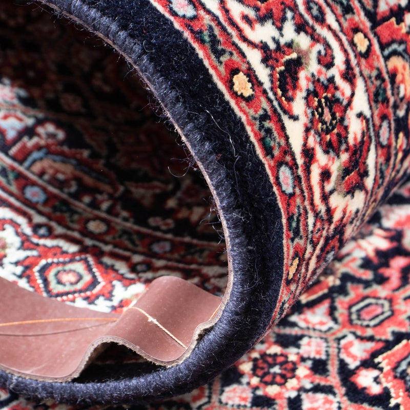 Biegacz Dywan perski - Bijar - 225 x 61 cm - ciemnoniebieski