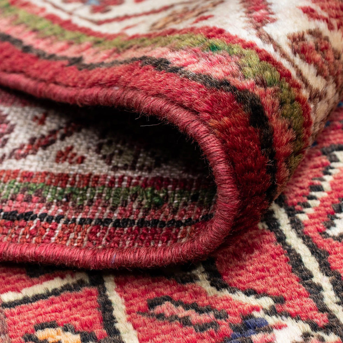 Perski dywan - Nomadyczny - 141 x 79 cm - czerwony