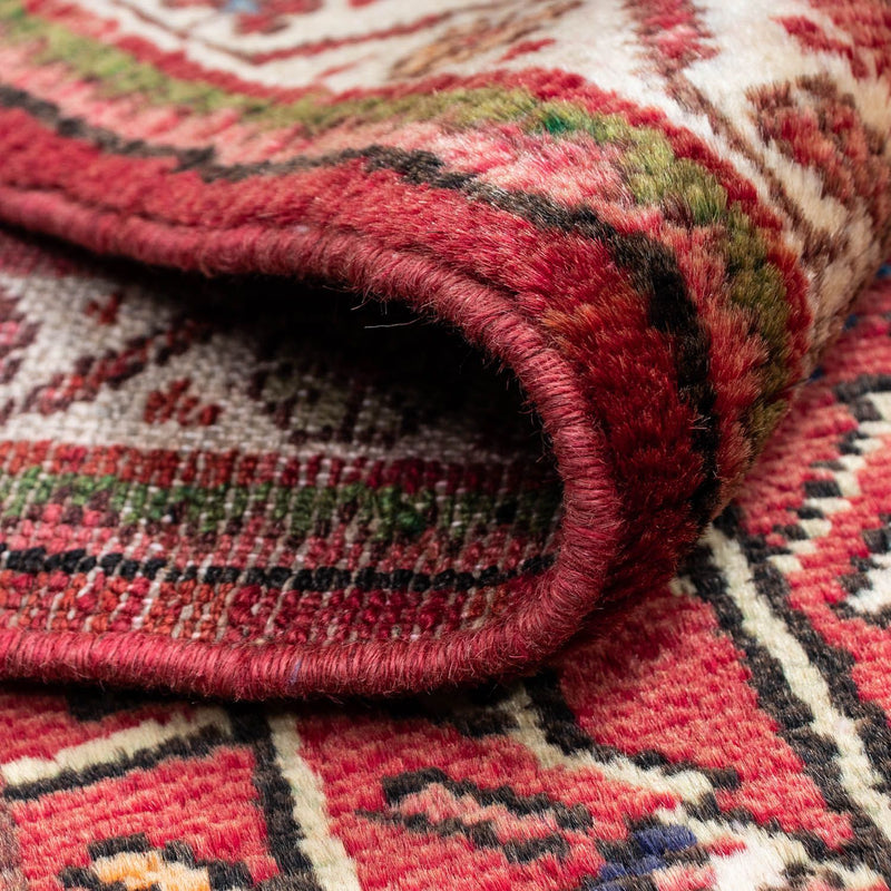 Perski dywan - Nomadyczny - 141 x 79 cm - czerwony