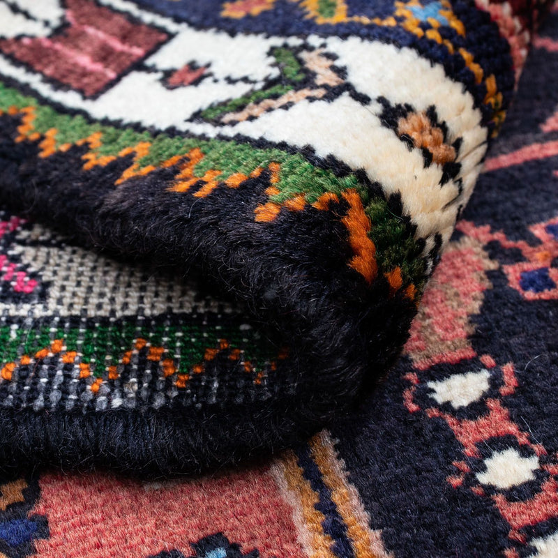 Perski dywan - Nomadyczny - 108 x 78 cm - ciemnoniebieski