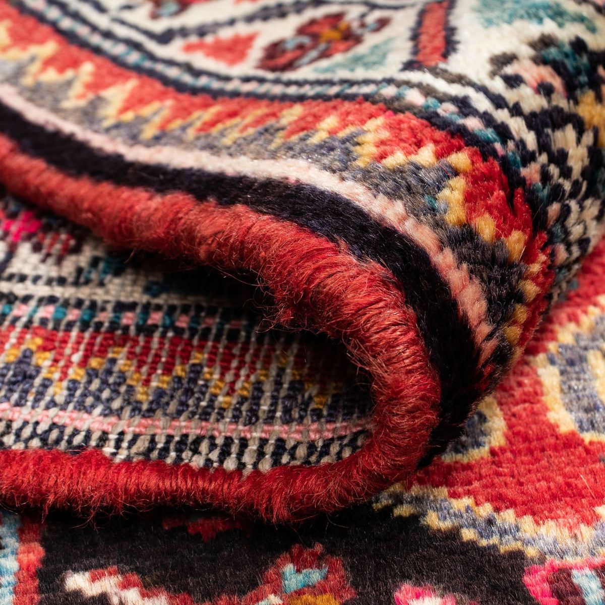 Perski dywan - Nomadyczny - 130 x 90 cm - czerwony