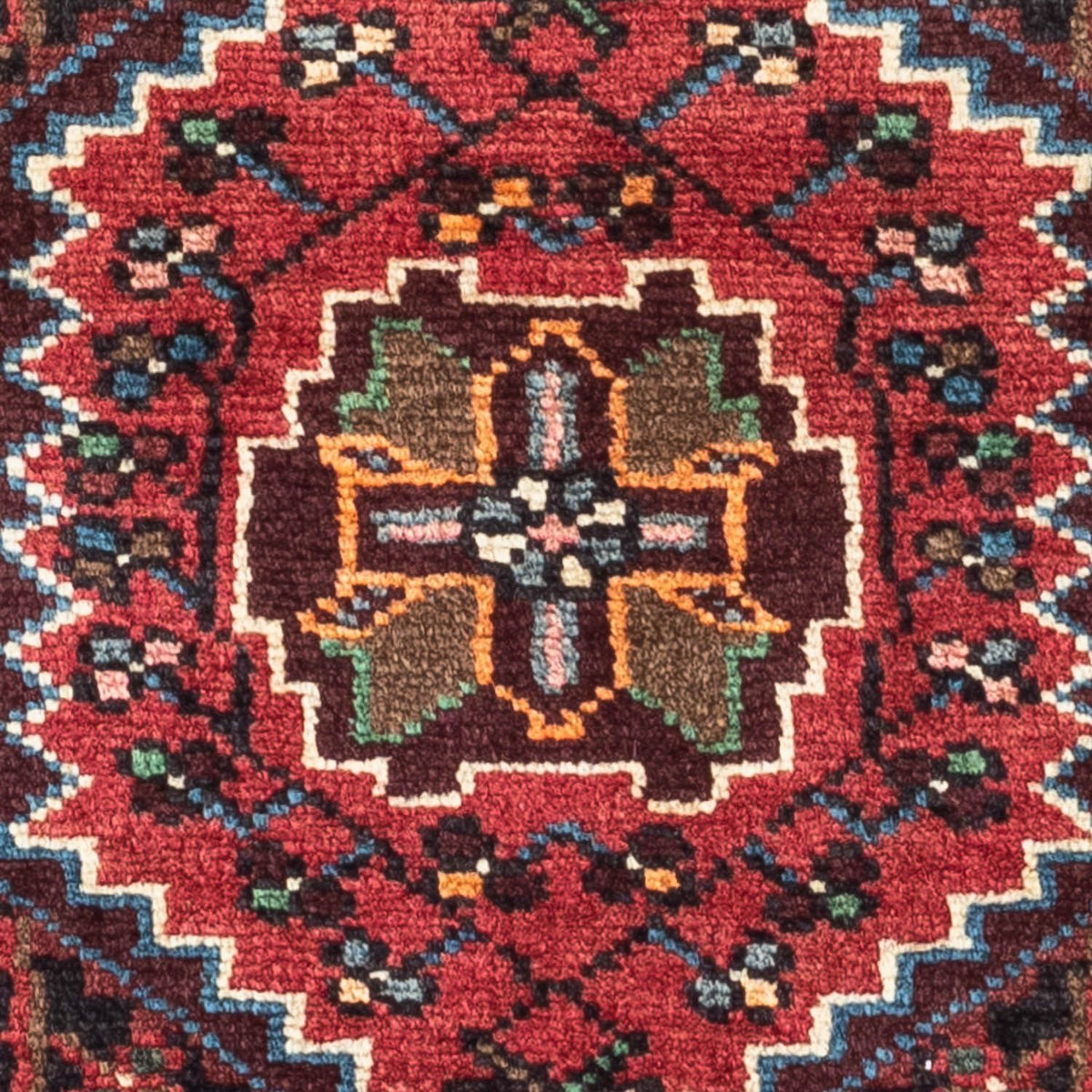 Perski dywan - Nomadyczny - 127 x 79 cm - jasna czerwień