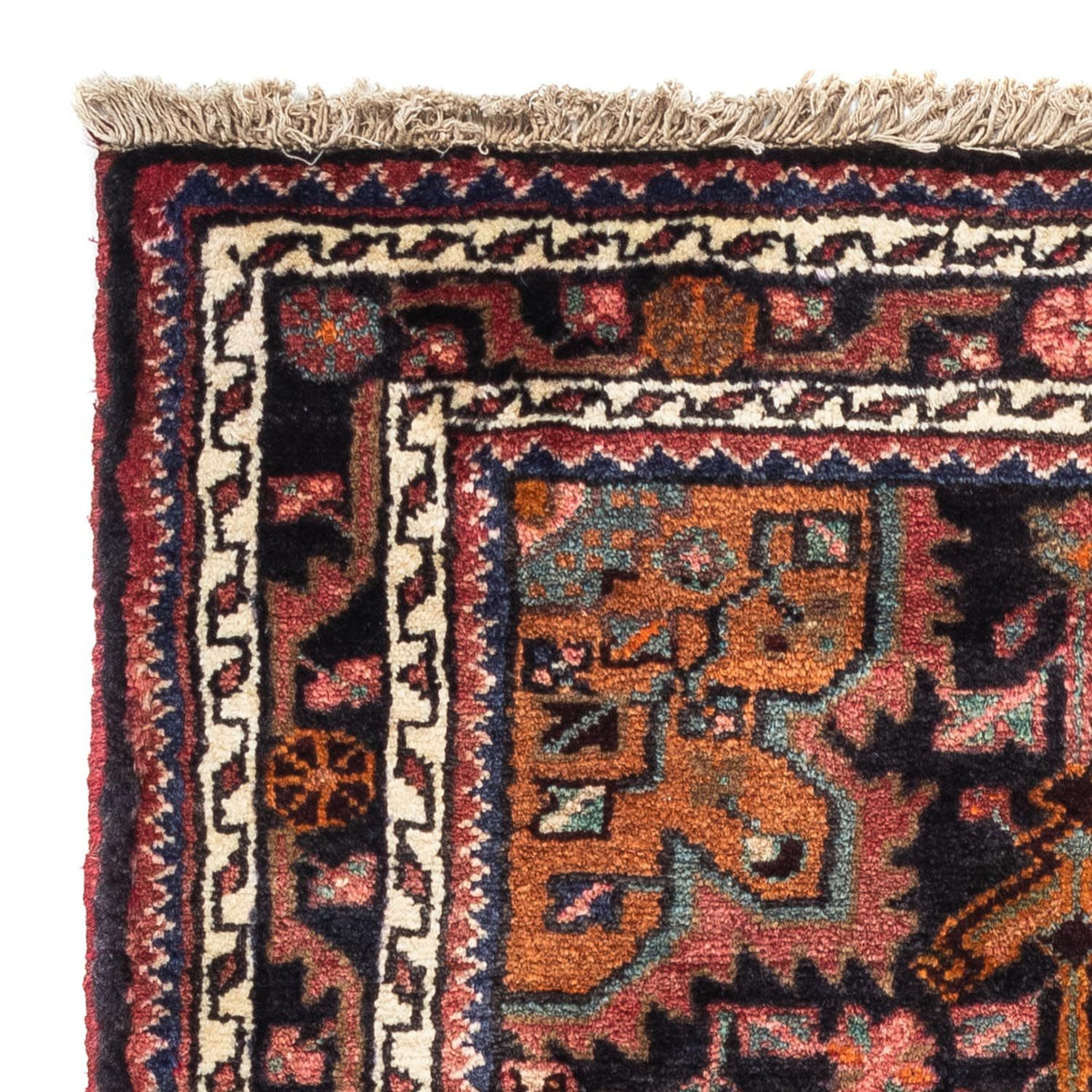 Perski dywan - Nomadyczny - 124 x 82 cm - jasna czerwień