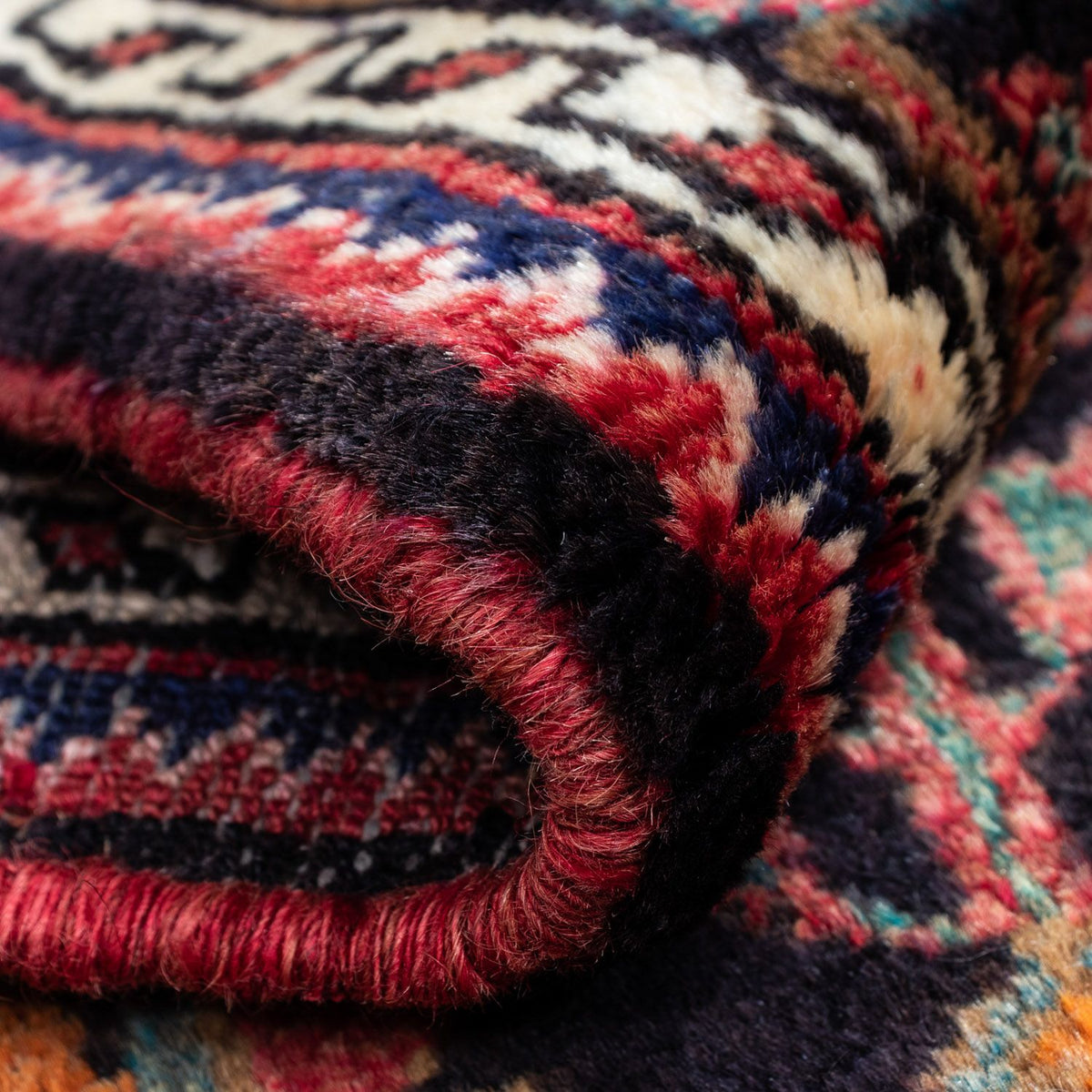 Perski dywan - Nomadyczny - 124 x 82 cm - jasna czerwień