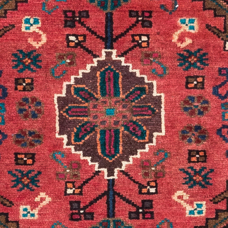 Perski dywan - Nomadyczny - 128 x 88 cm - czerwony