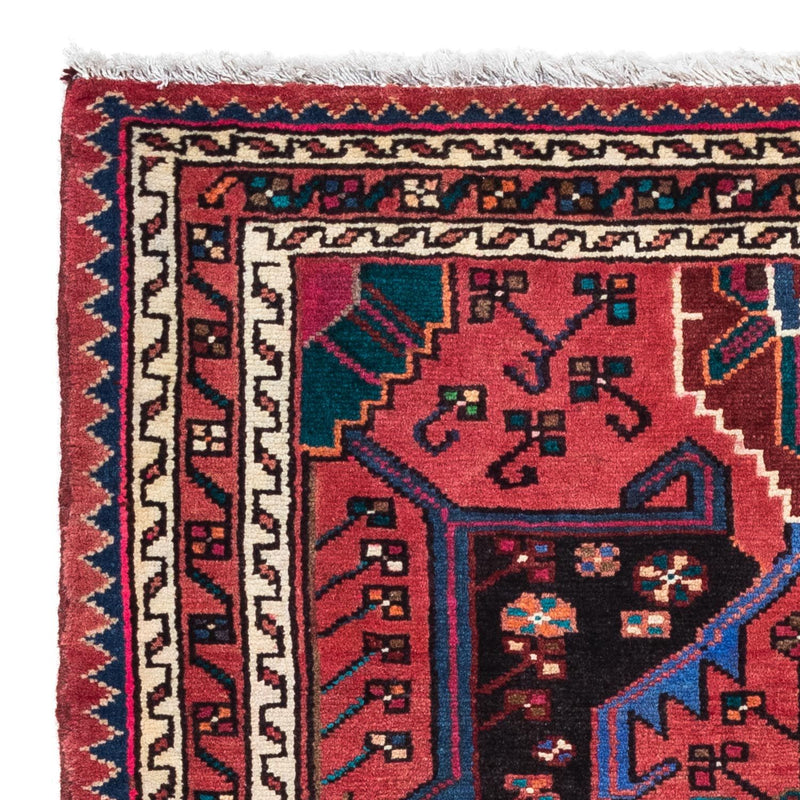 Perski dywan - Nomadyczny - 128 x 88 cm - czerwony