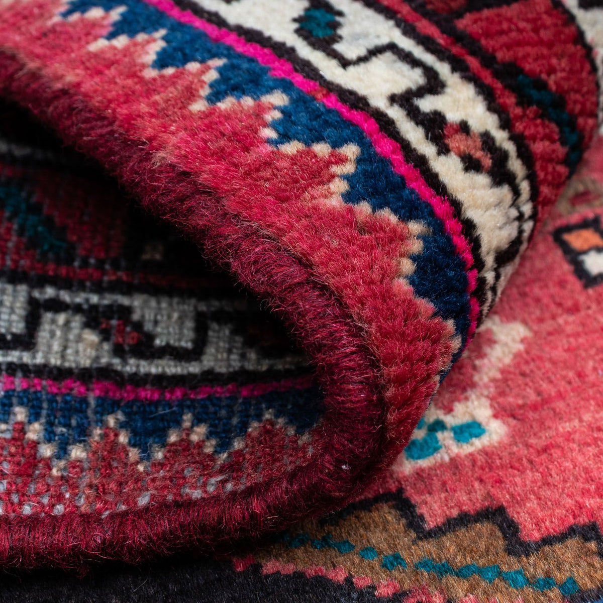 Perski dywan - Nomadyczny - 128 x 88 cm - czerwony