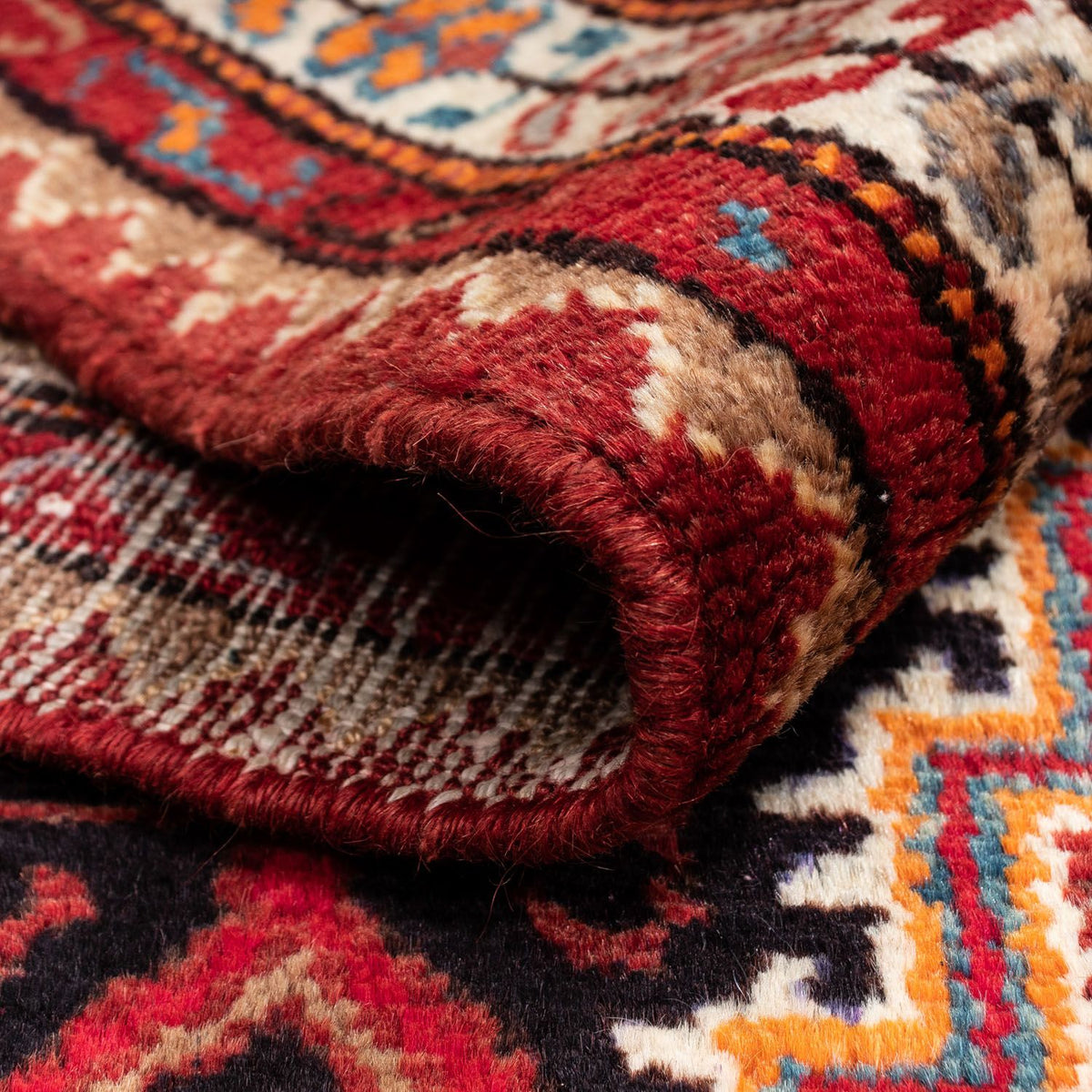 Perski dywan - Nomadyczny - 145 x 89 cm - jasna czerwień