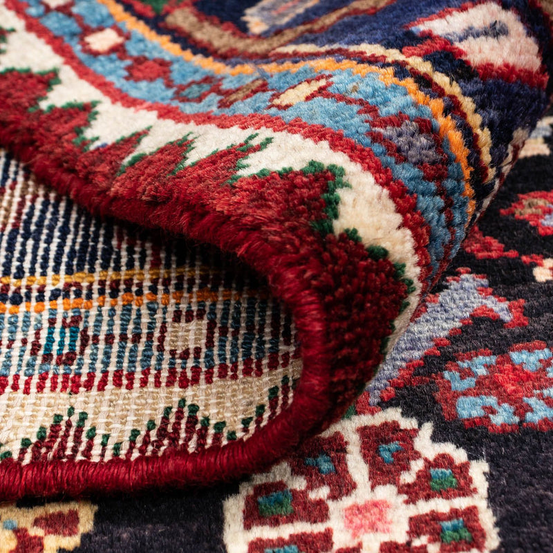 Perski dywan - Nomadyczny - 126 x 91 cm - ciemnoniebieski