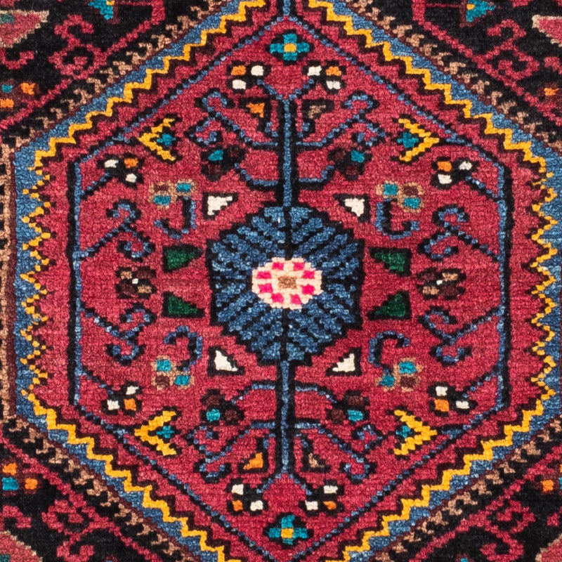 Perski dywan - Nomadyczny - 122 x 83 cm - ciemnoniebieski