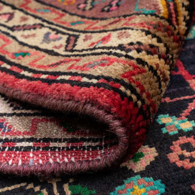 Perski dywan - Nomadyczny - 147 x 90 cm - czerwony