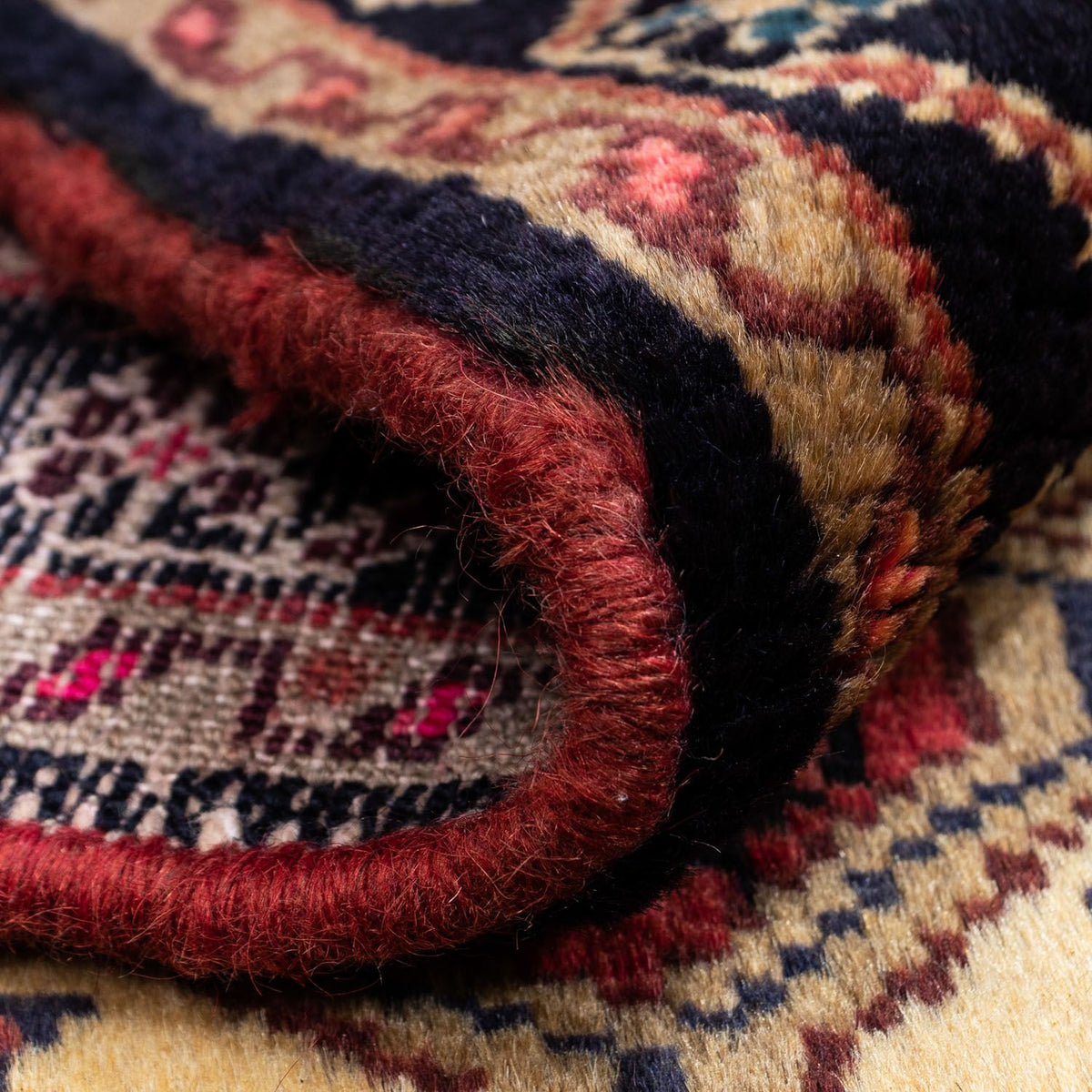 Perski dywan - Nomadyczny - 123 x 83 cm - czerwony