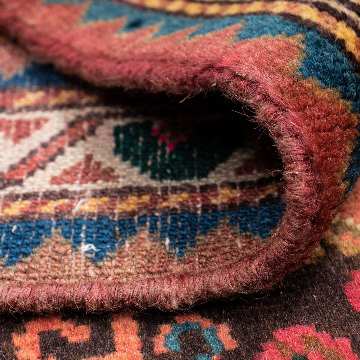 Perski dywan - Nomadyczny - 130 x 80 cm - jasna czerwień