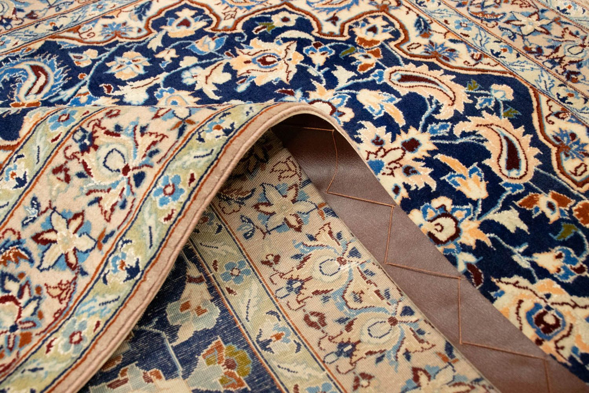 Dywan perski - Nain - Premium - 143 x 92 cm - ciemnoniebieski