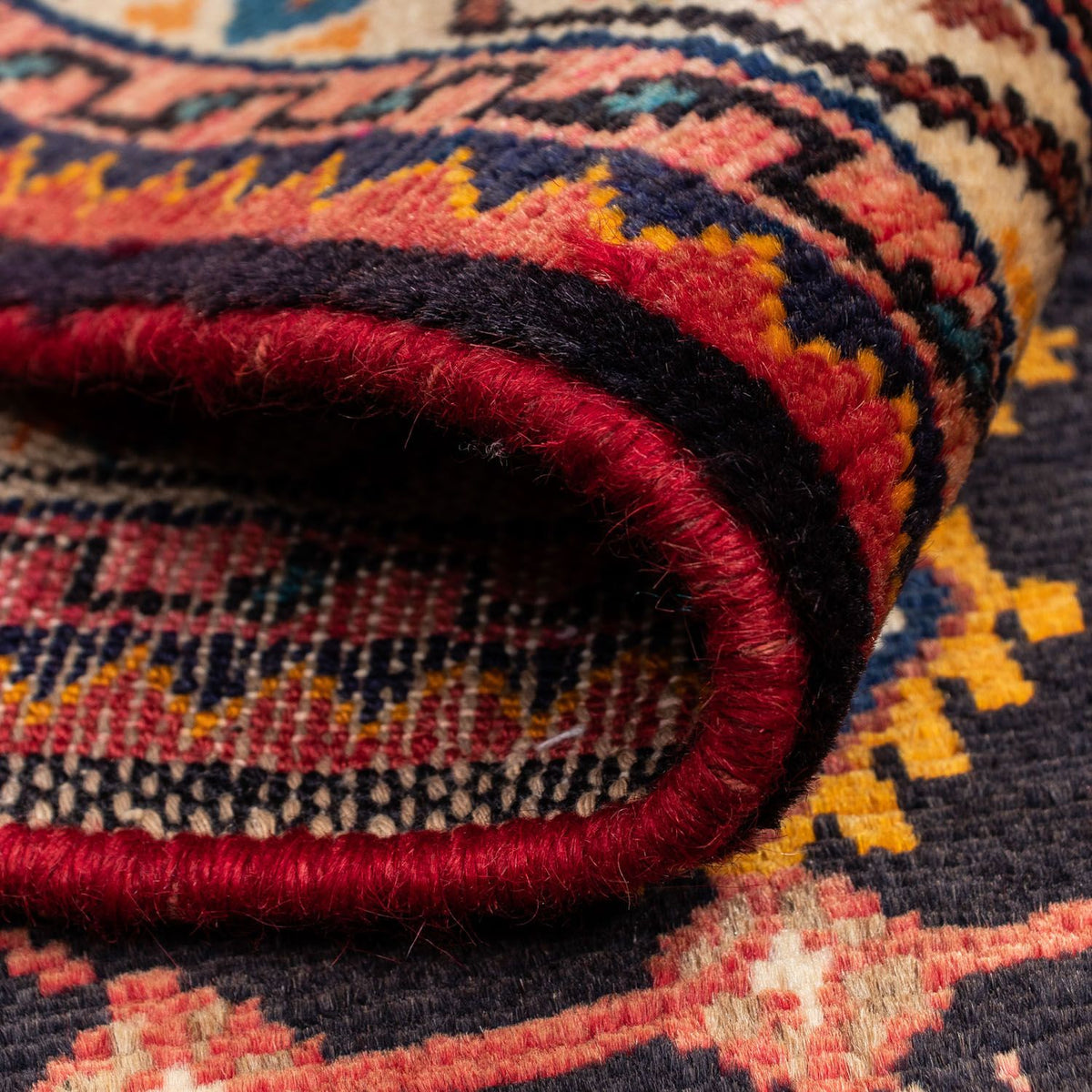 Perski dywan - Nomadyczny - 128 x 80 cm - jasna czerwień