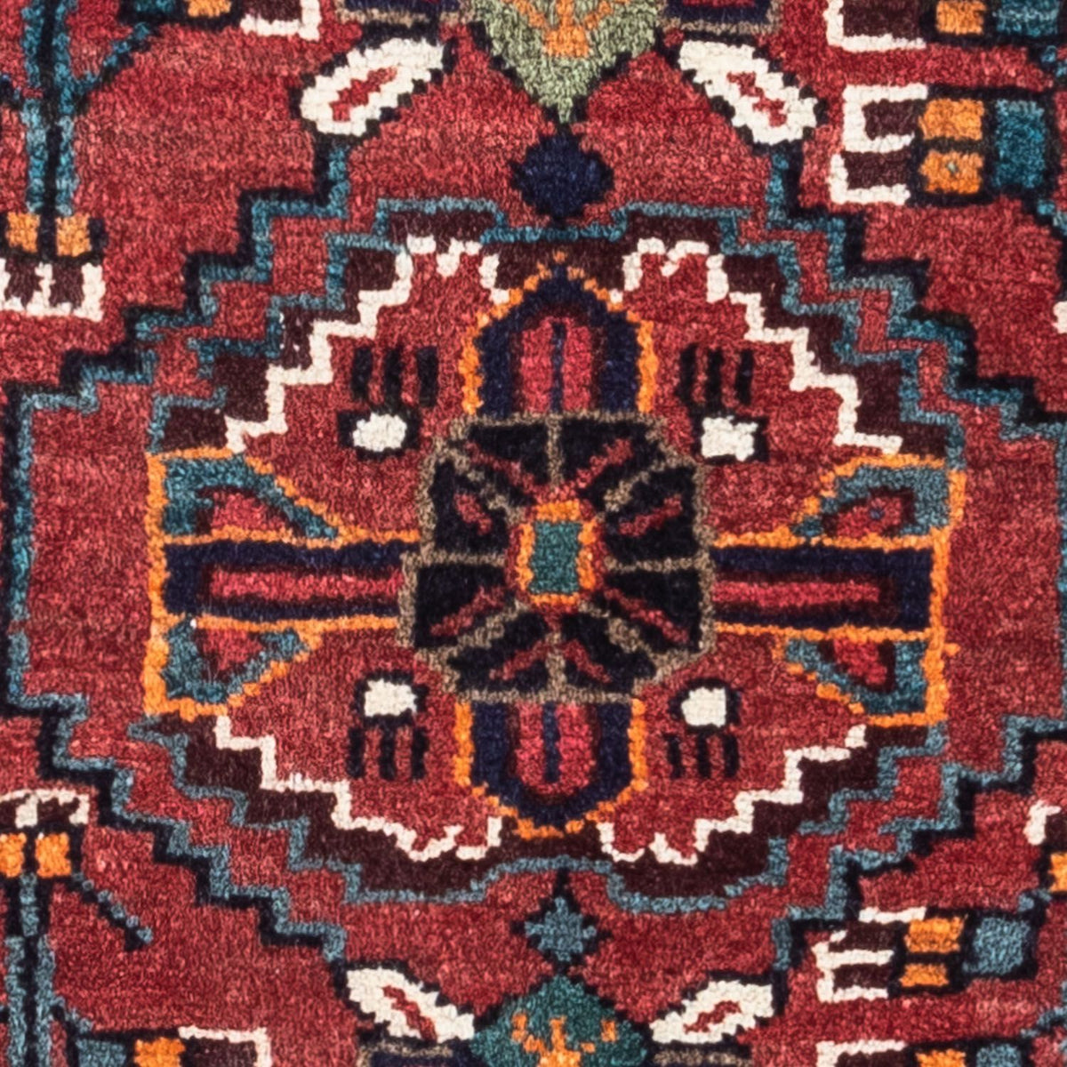 Perski dywan - Nomadyczny - 116 x 84 cm - ciemna czerwień