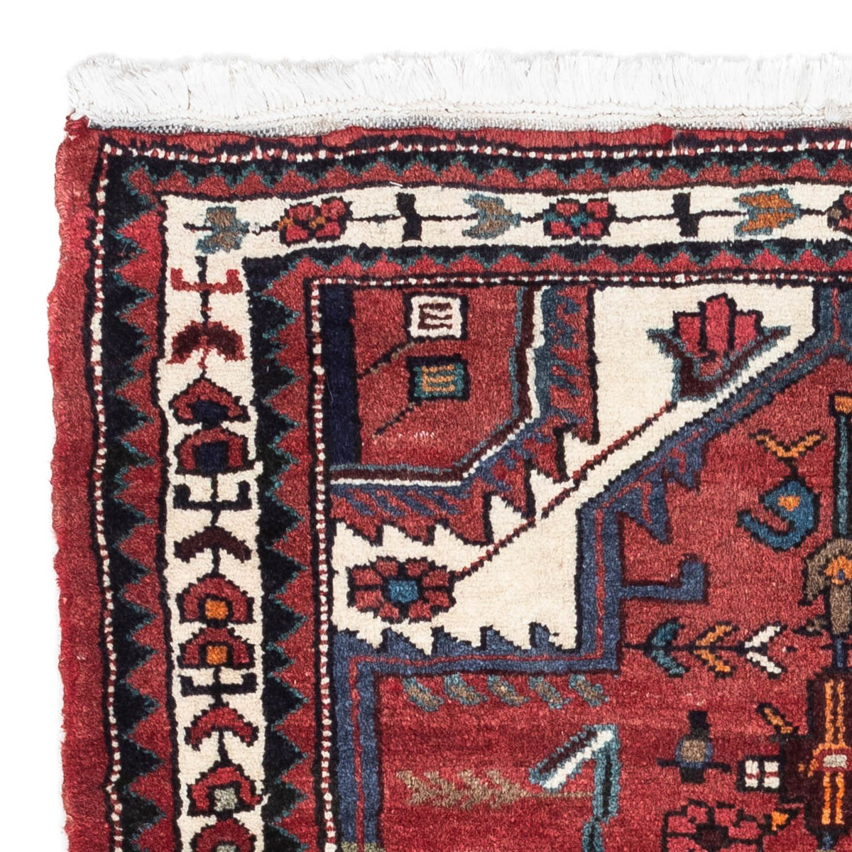 Perski dywan - Nomadyczny - 116 x 84 cm - ciemna czerwień