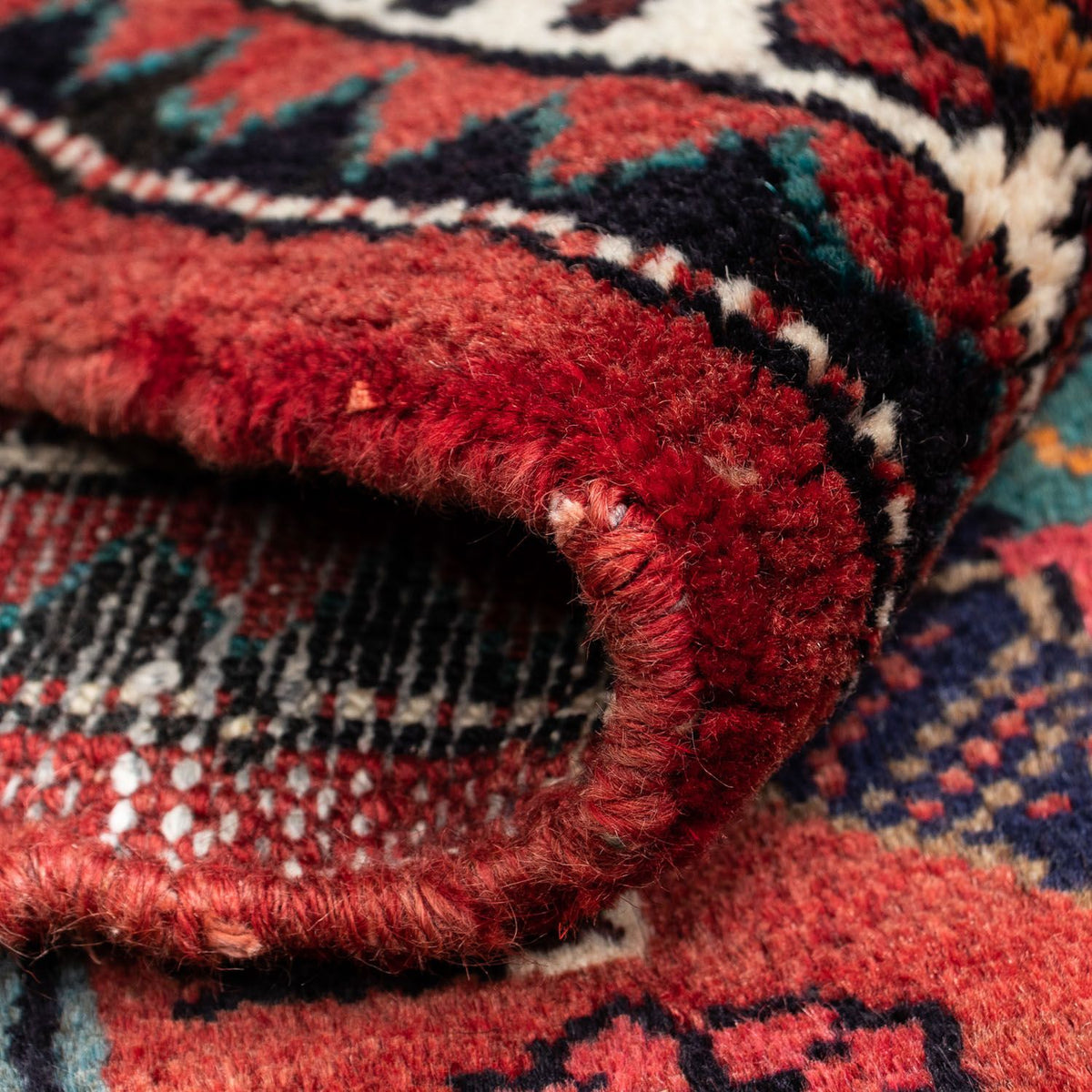 Perski dywan - Nomadyczny - 116 x 84 cm - ciemna czerwień