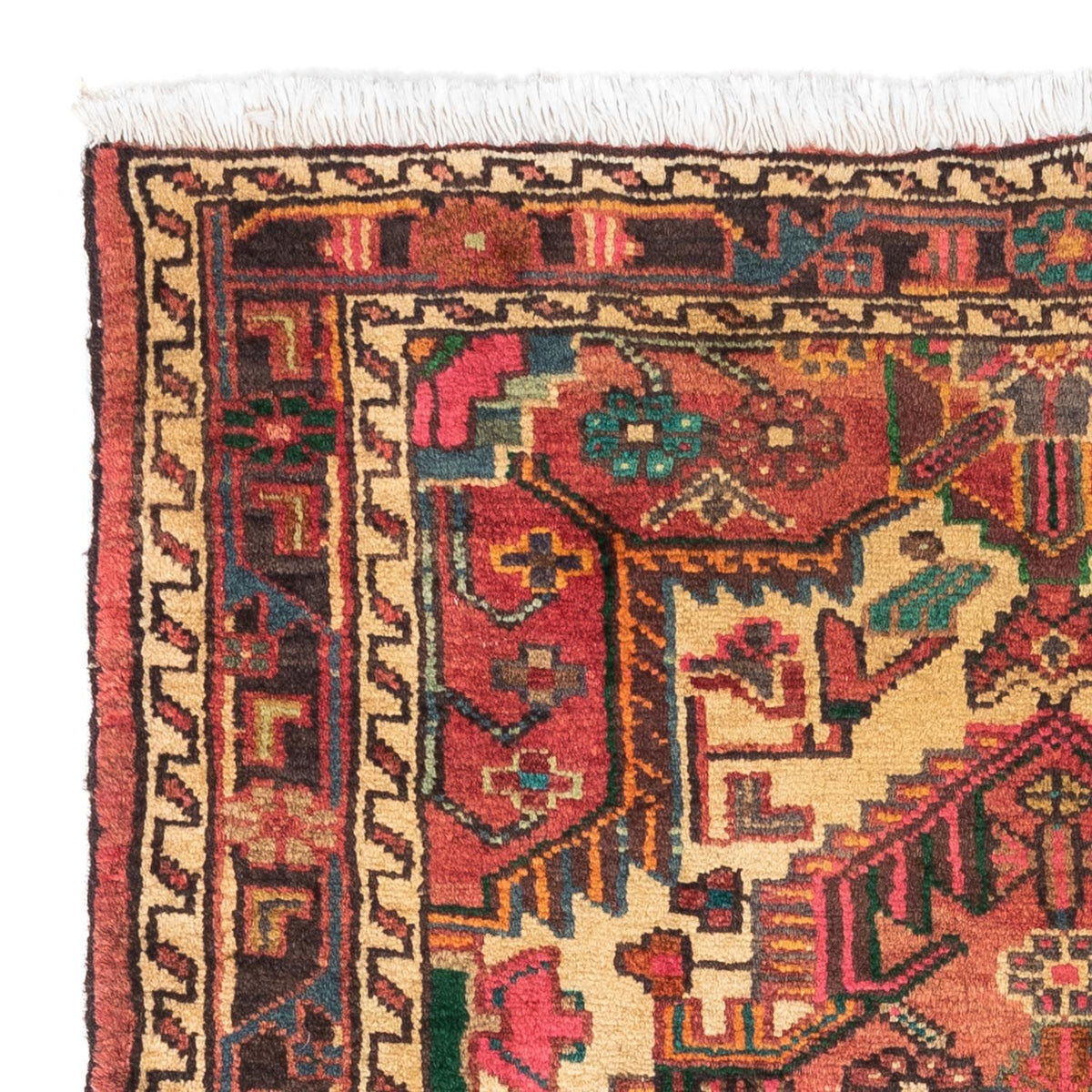 Dywan perski - Klasyczny - 125 x 84 cm - jasna czerwień