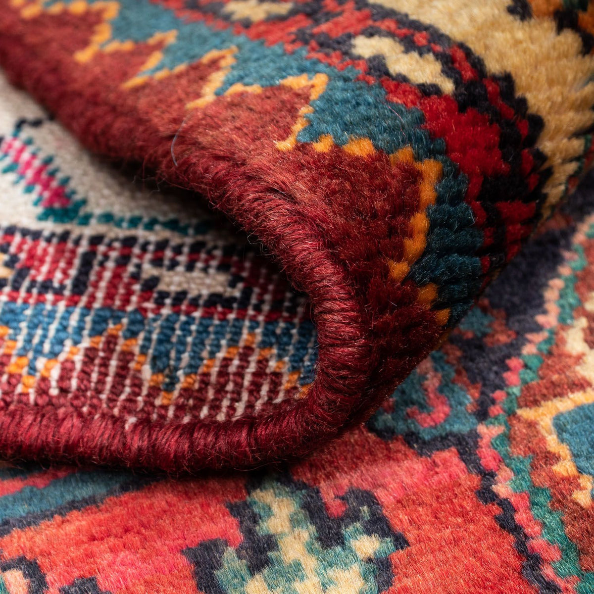 Perski dywan - Nomadyczny - 118 x 79 cm - czerwony